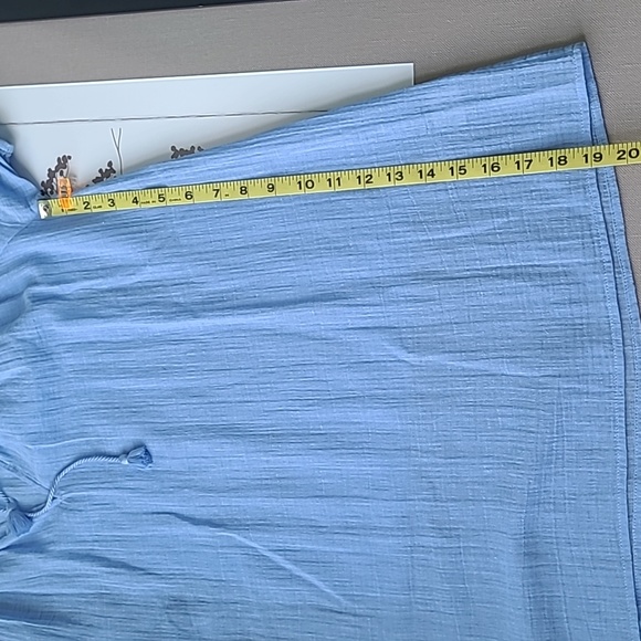 J.Crew Gauzy Beachy Boho Tunic Top Tassel Tie Front | Size Small | NWOT - Picture 4 of 6